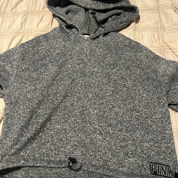 PINK Victoria's Secret Gray Sweater Hoodie - Picture 1 of 1
